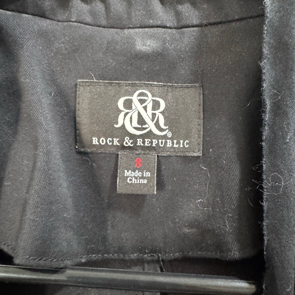 Rock & Republic Black Women's Jacket - Picture 3 of 6